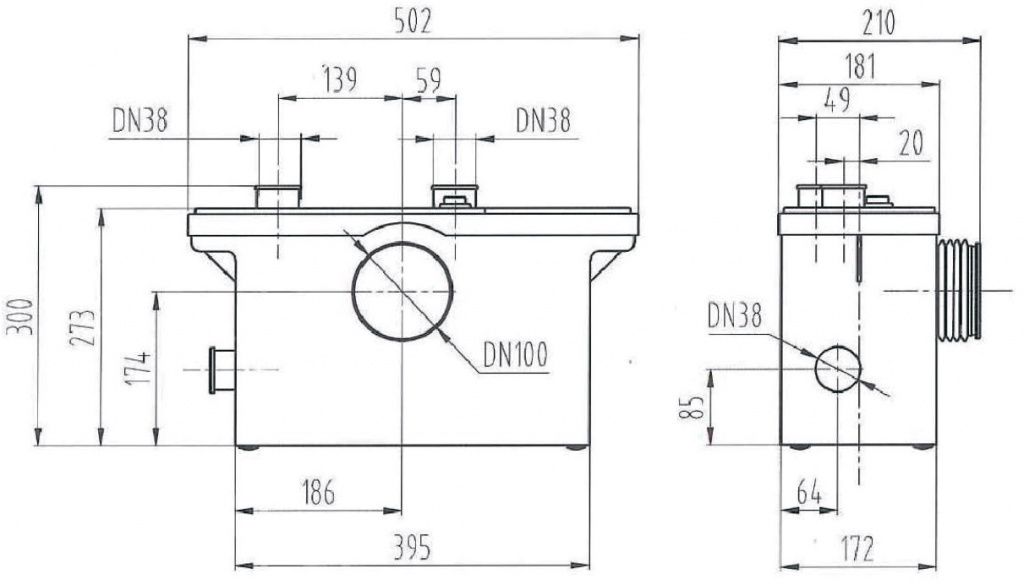 STP-600 - размеры STP-600 - размеры