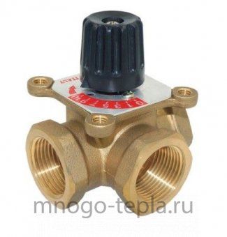 Трехходовой смесительный клапан ТИМ (BL3803) 3/4" поворотный - №1