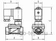 Электромагнитный клапан для воды UNIPUMP BCX-20 3/4", нормально закрытый, 220В - №3