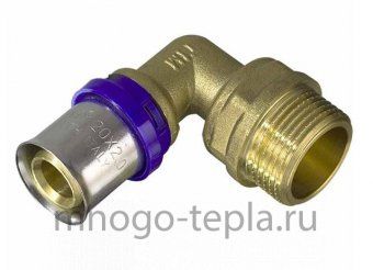 Пресс - уголок штуцер 16 х 1/2 НР TIM F-L1602M - №1