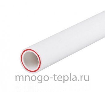 Труба полипропиленовая 40 мм PPR PN20, SDR 7.4 (40x5.5), DN29, армированная стекловолокном - №1
