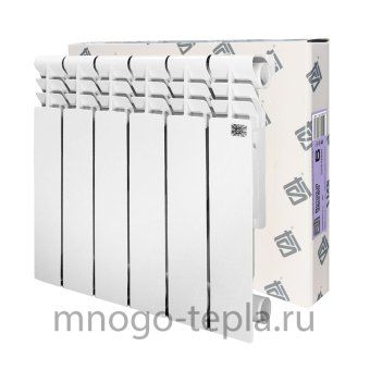 Биметаллический радиатор отопления STI Bimetal 350/80, 6 секций, на площадь до 6.3 м2, тепловая мощность 630 Вт - №1