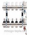 Коллекторная группа PROFACTOR PF MB 802.6 1" ВР, 6 отводов 3/4", расходомер, воздухоотводчик, сливной кран - №2