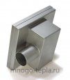 Трап для душа с горизонтальным выпуском квадратный TIM BAD411502, размер 150 x 150мм, защита от запаха (сухой + гидрозатвор), решетка с круглой ячейкой - №4