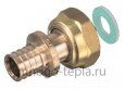 Концовка для коллектора под трубу PEX 3/4" НГ - 20 (2.8) TIM H-JS2003F аксиальная - №2