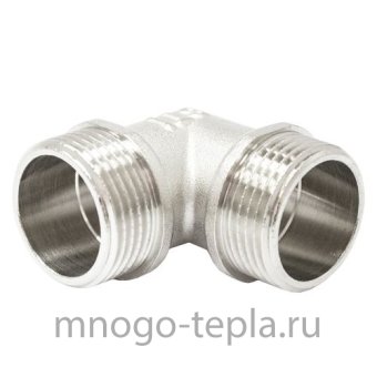 Угольник 1 1/4" Н-Н никелированный латунный - №1