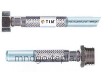 Гибкая подводка c PEX трубкой TiM 1/2 г/ш 60 см - №1