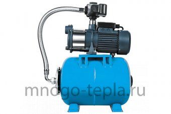 Насосная станция многоступенчатая Unipump AUTO MH 200A, напор до 20 метров, расход до 85 л/мин, всасывание до 8 метров, гидроаккумулятор 24 литра, поверхностная - №1