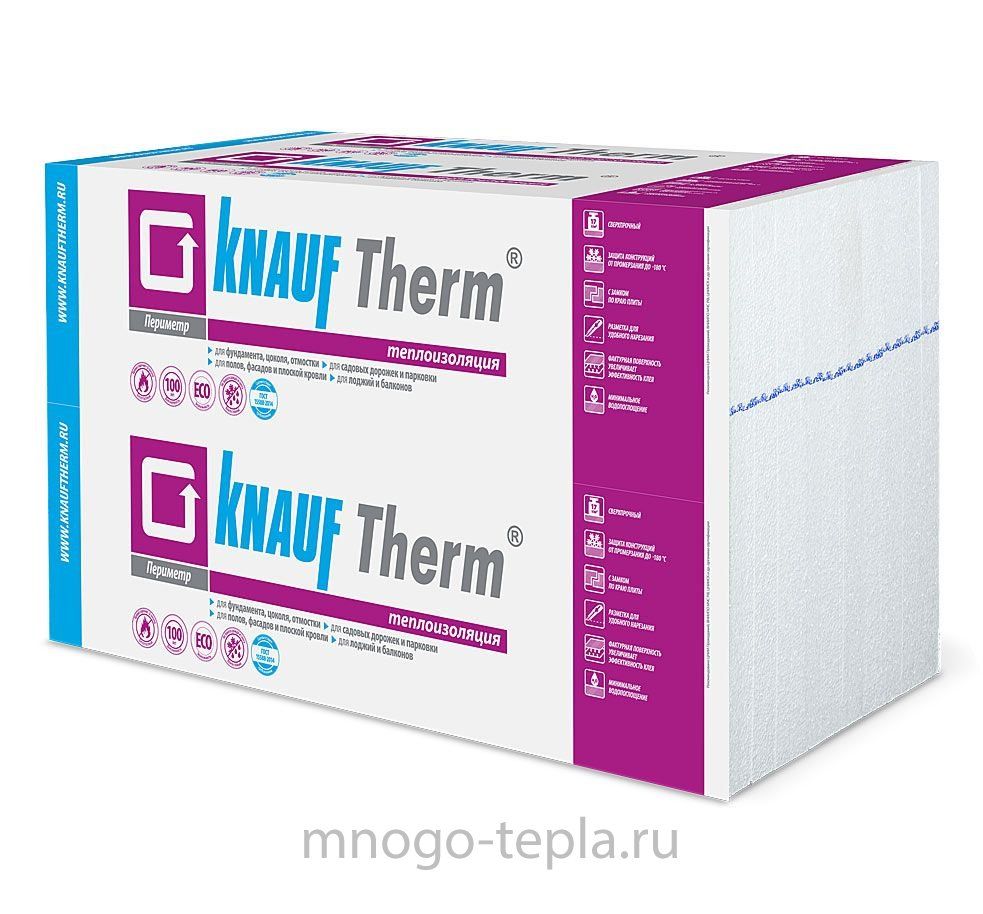 Пенопласт Knauf Therm Периметр 1000x600x50мм