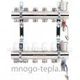 Коллекторная группа PROFACTOR PF MB 804.6 1" ВР, 6 отводов 3/4", воздухоотводчик, сливной кран - №2